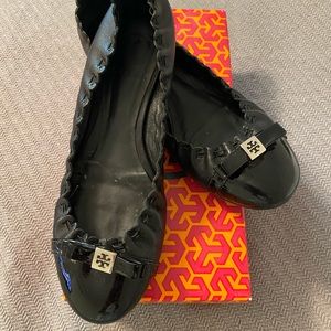 Tory Burch black Tony ballet
